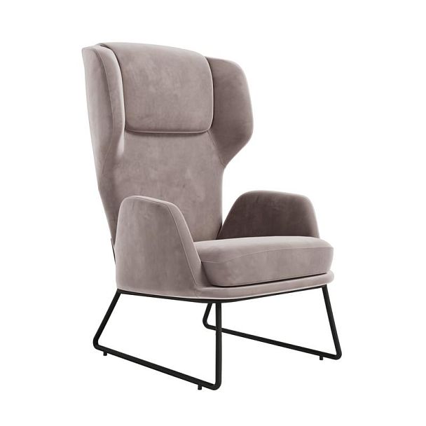 Кресло Pronto PRNT-01 Velutto 06/Металл Черный 680*760*1090 - Вид 1