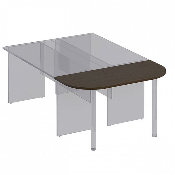 Брифинг-приставка без опор "Формула" ФР 432 венге темный - Вид 1