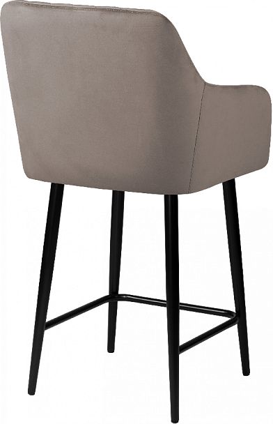 Полубарное поворотное кресло Барли К, Confetti mocco/черный - Вид 5