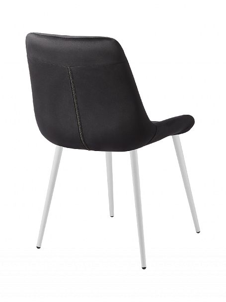 Комплект стульев Эйден, черный H75/белый, 2 шт. - Вид 4