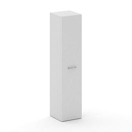 Cross Шкаф узкий высокий универсальный CRU.SU-102 Белый Бриллиант UM 450*460*2000 - Фото предпросмотра