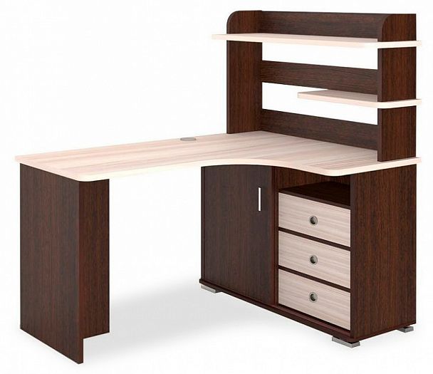Стол компьютерный Домино СР-145 Венге/Карамель правый - Вид 1