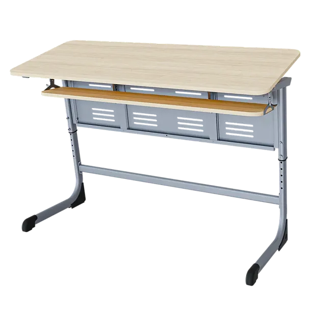 Парта Smart на плоскоовале 2М с РН (столеш. ЛДСП ЗУ, экран ПЭ, полка), гр.3-5 - Вид 5