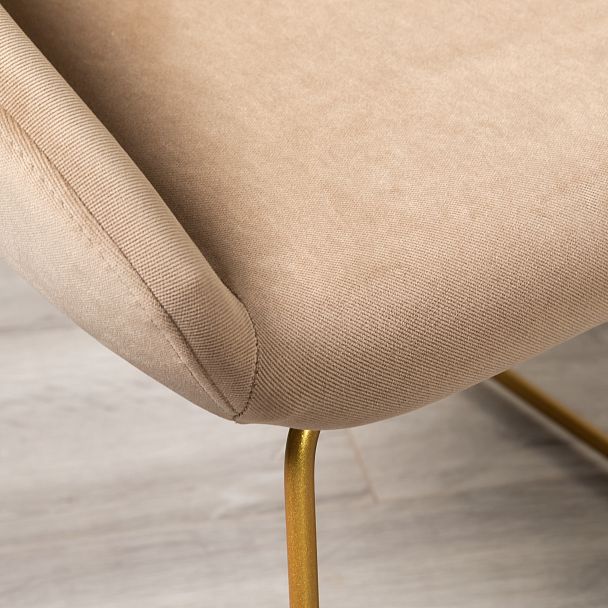 Кресло Kent Diag beige/Линк золото - Вид 12