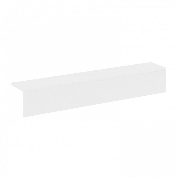 Накладка прямая низкая на 2 модуля "Onix" О.R-NP.N-118.2 белый - Вид 1