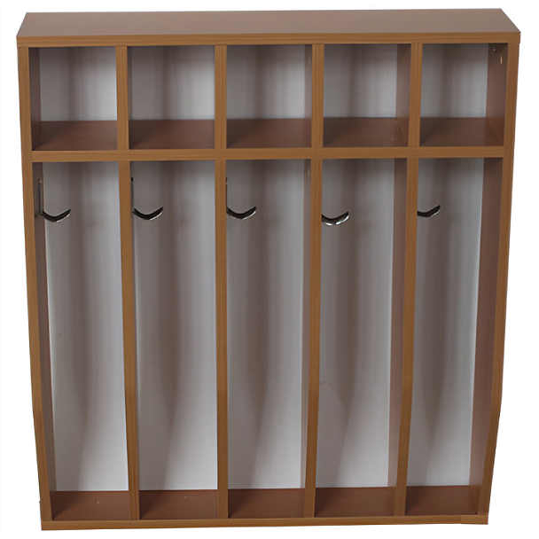 Полотенечница 5-ти местная с полочкой настенная - Вид 1