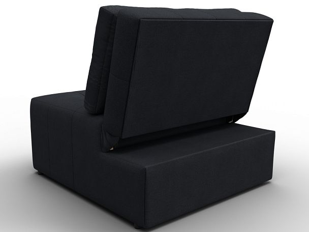 Кресло-кровать Лига-107 (80) Замша серый - Вид 5