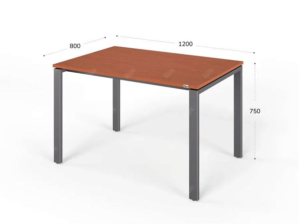 ЛАЙТ / LIGHT RLG015-12x8 Прямоугольный стол 120x80x75 Орех Итальянский - Вид 2