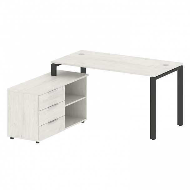 Рабочая станция "Metal System" БП.РС-СТС-2.3 дуб наварра/антрацит - Вид 2