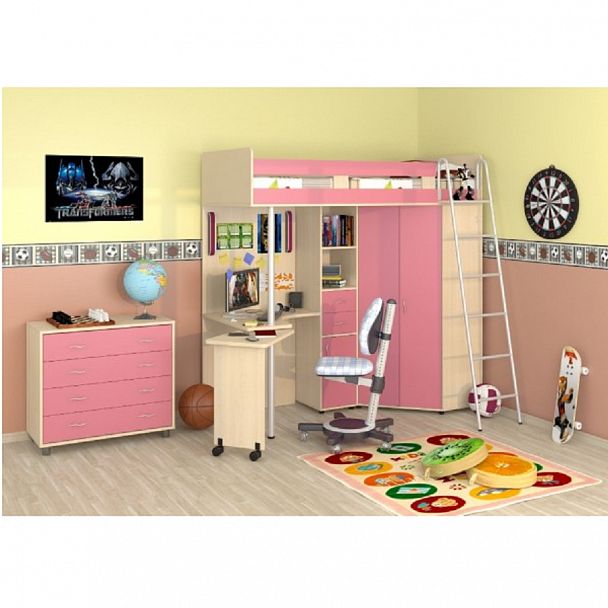 Кровать-чердак "Теремок-М85" - Вид 2