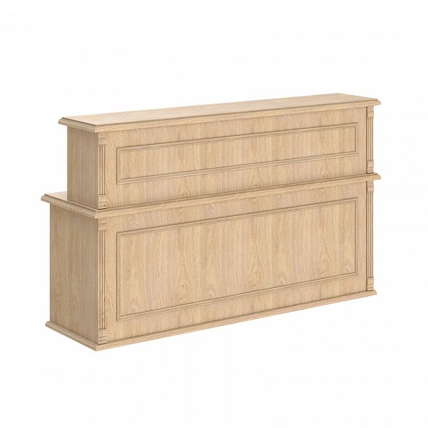 Стойка рецепция RMS 200 Орех Даллас 2000х600х1200 RAUT - Вид 2