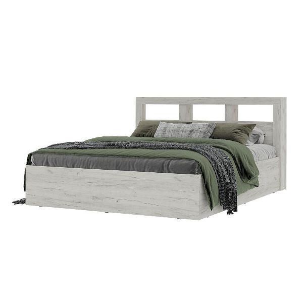 Гранд кровать 1,6 (1.672х0,950х2,210) дуб крафт белый - Вид 1