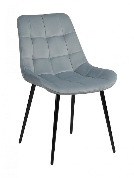 Стул Эйден, Confetti dusty blue/черный - Вид 3