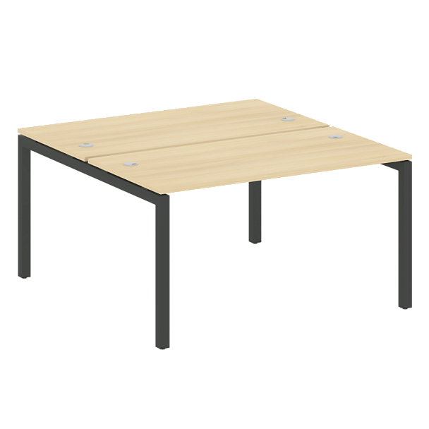 Metal System Quattro Р. ст. на П-образном м/к 50БП.РАС-СП-2.3 Акация/Антрацит металл 1400*1475*750 - Вид 1