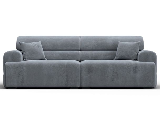 Диван прямой Лига-109 НПБ Велюр серый - Вид 2