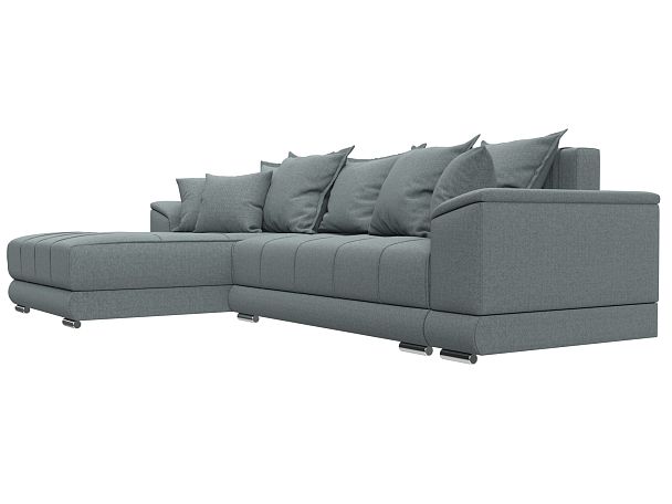 Диван угловой НордСтар левый угол Рогожка серый - Вид 3
