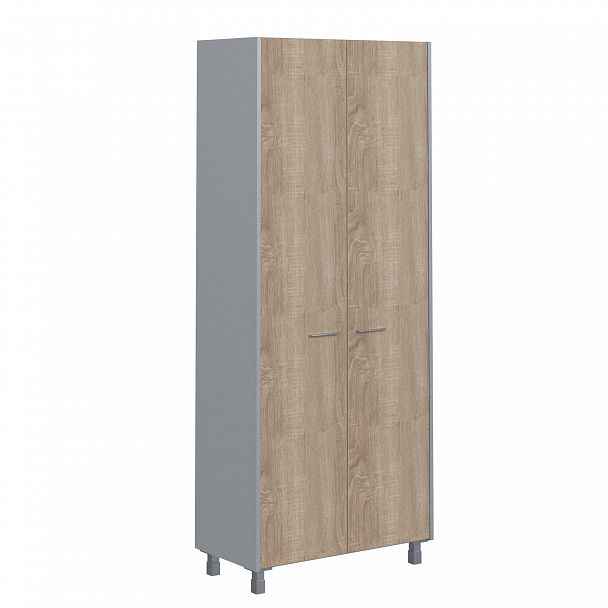 Шкаф "Offix new" OHC 87.1 дуб сонома/металлик - Вид 1