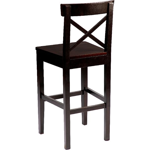 Стул полубарный деревянный с жестким сиденьем Бергольф Венге - Вид 5