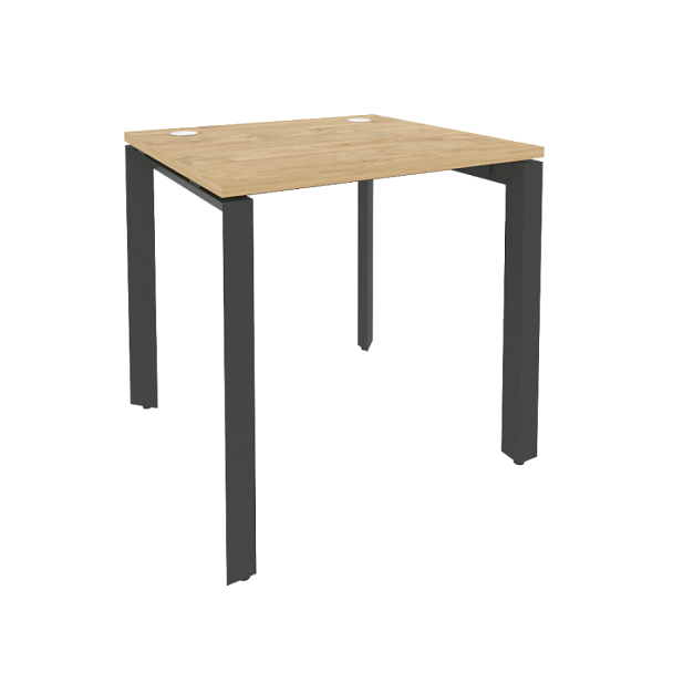 Onix Стол рабочий на П-образном м/к O.MP-SP-0.7 Тиквуд светлый/Антрацит металл 780*720*750 - Вид 1