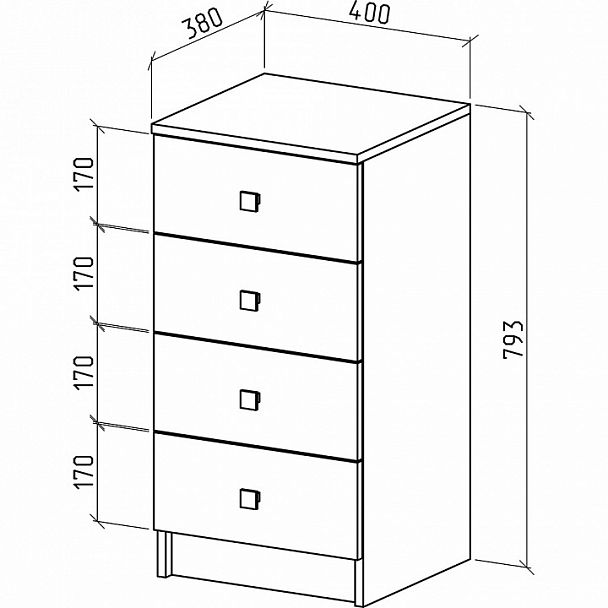 Комод Бостон-2 - Вид 2