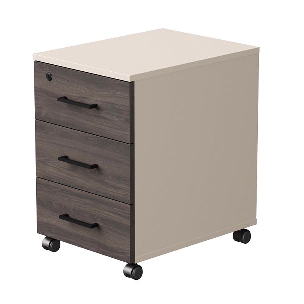 Тумба мобильная Everprof EVO 406х540х608 Кашемир/Кашемир/Дуб Пасадена - Вид 1