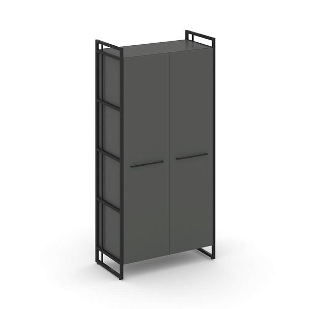 Rift Шкаф 4 ниши широкий RF.SS-41 Антрацит/Металл Черный 798*396*1648 - Вид 1