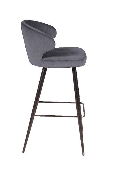 Стул барный Richard, бархат серый 27 - Вид 5