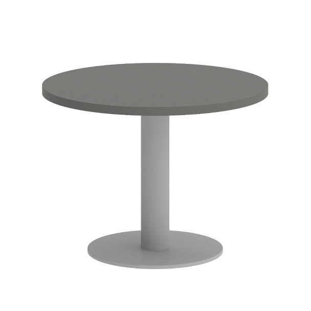 Home Office Стол журнальный круглый VR.SP-5-60.1G Металлик/Серый металл 600*600*450 - Вид 1