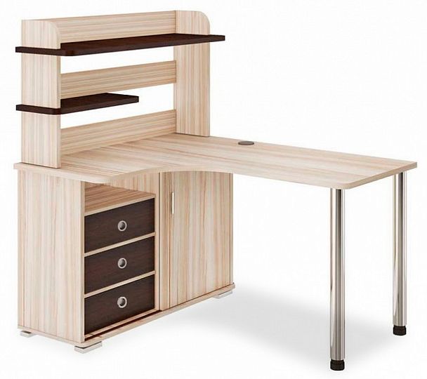 Стол компьютерный Домино СР-145М Венге/Карамель левый - Вид 1