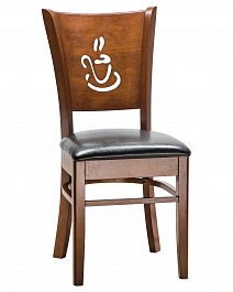 Стул обеденный DOBRIN JERRY (шоколад, чёрный) - Фото предпросмотра