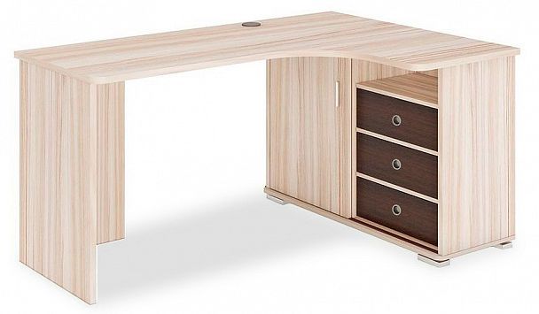 Стол письменный Домино СР-165С Венге/Карамель правый - Вид 1