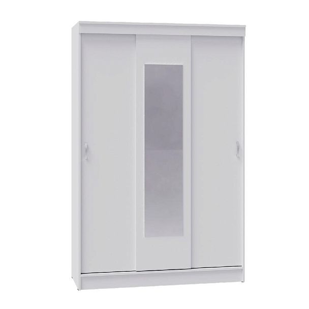 Шкаф-купе Бася белый - Вид 1