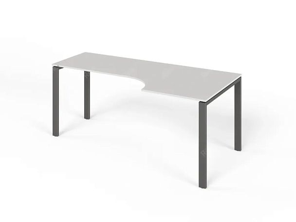 ЛАЙТ / LIGHT RLG016-16x9R Угловой стол 180x90x75 Белый - Вид 1