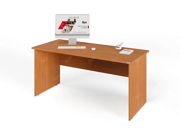UNITY PС7-16 ВИШНЯ Офисный стол прямоугольный Прямой 1600х700х750 - Вид 2