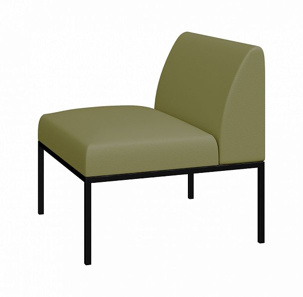 АСТРО Модуль 1-местный 700*700*740 арт.A1 орегон 33 фисташковый "Мягкая мебель для кабинета"  ТК-002920003354 фисташковый - Вид 1