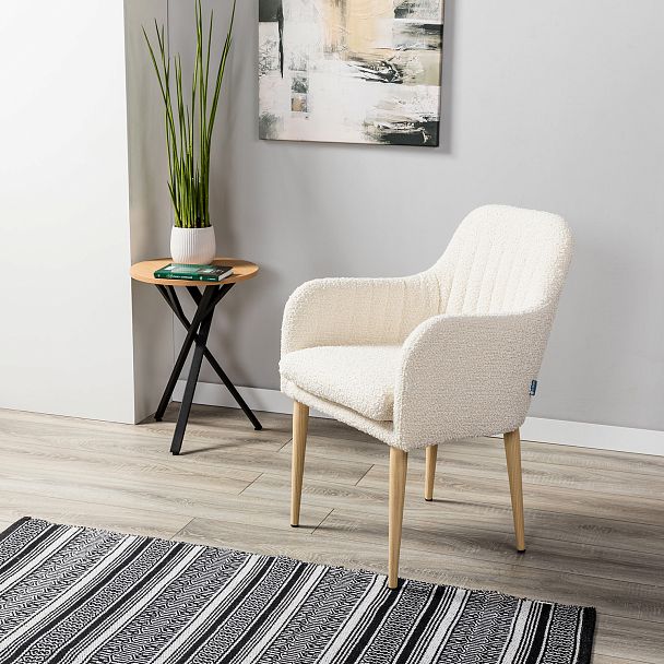 Стул Olaf бежевый/нат.дуб - Вид 9