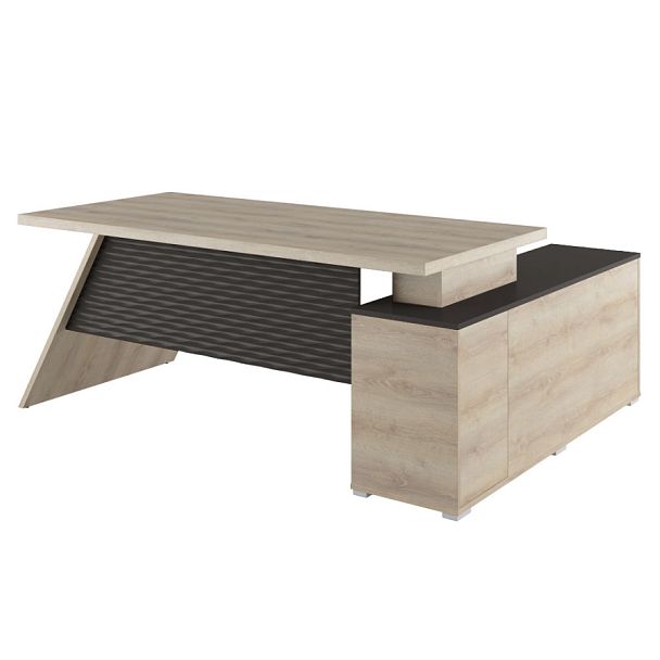 Стол письменный левый 155 Irvin 202x155x78 дуб каньон - Вид 1