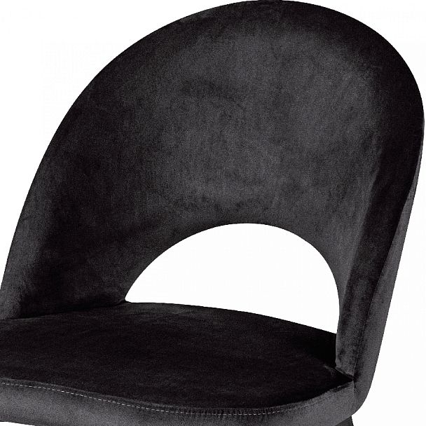 Комплект кухонных стульев Рэди черный велюр/черный, 3 шт. - Вид 6