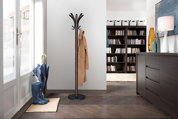 Вешалка Sheffilton SHT-CR15 коричневый/черный муар - Вид 8