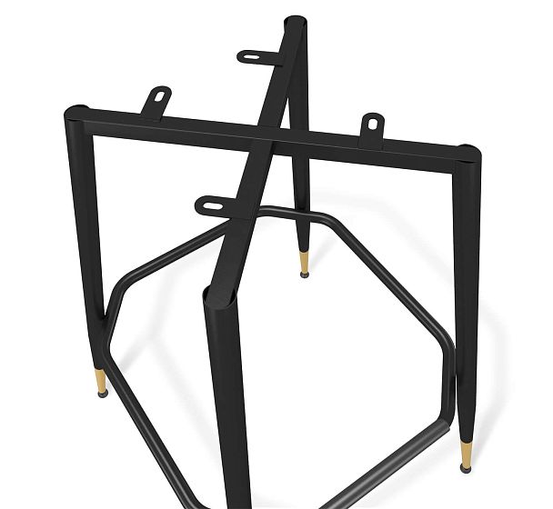 Стул полубарный Sheffilton SHT-ST31-C1/S148-1 ванильный крем/черный муар/золото - Вид 5