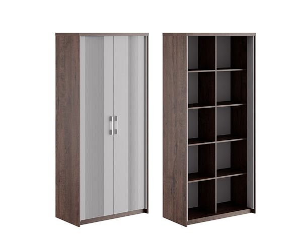 Шкаф для бумаг Point 90x45x195,4 дуб апрельский - Вид 1