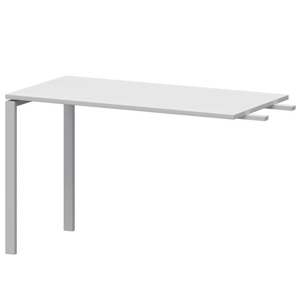 Бриф-приставка на металлокаркасе АМ-120.60 Белый/Белый 1200x600x760 Арго-М - Вид 1