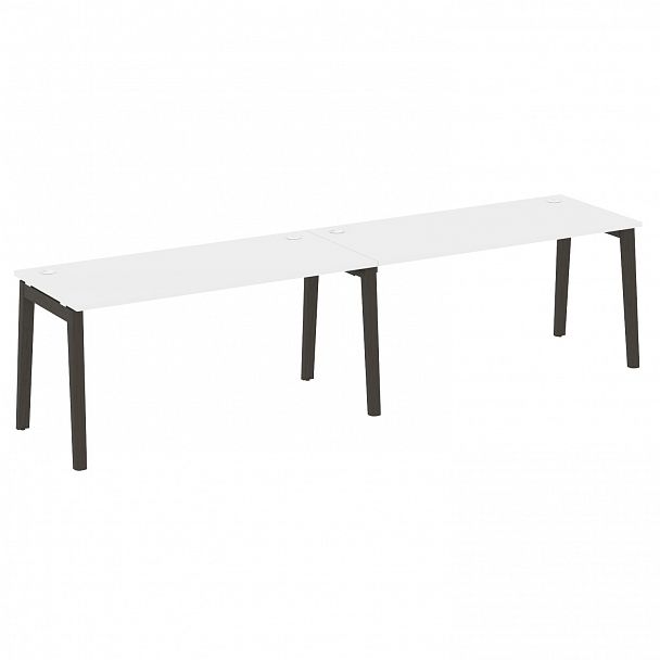 Рабочая станция "Onix wood" OW.RS-2.4.7 белый/дуб темный - Вид 1