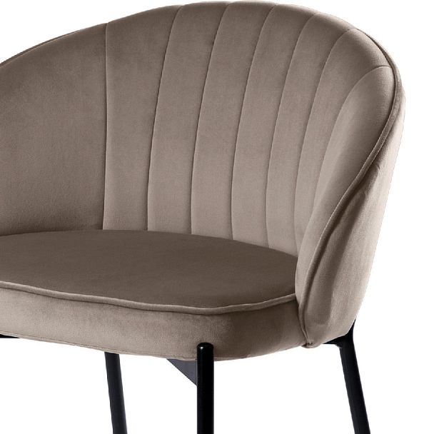 Комплект полубарных стульев Миэль мокко/черный, 2 шт. - Вид 6