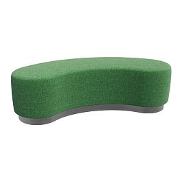 Vermont Пуфик PV-7 Velvet Lux 77/Серебро 1500*620*425 - Фото предпросмотра