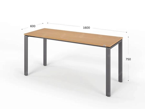 ЛАЙТ / LIGHT RLG015-16x6 Прямоугольный стол 160x60x75 Бук - Вид 2