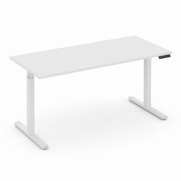 Стол электроподъемный "MOVE UP" MV.SE-4.7 Белый металл / Белый Бриллиант - Вид 1