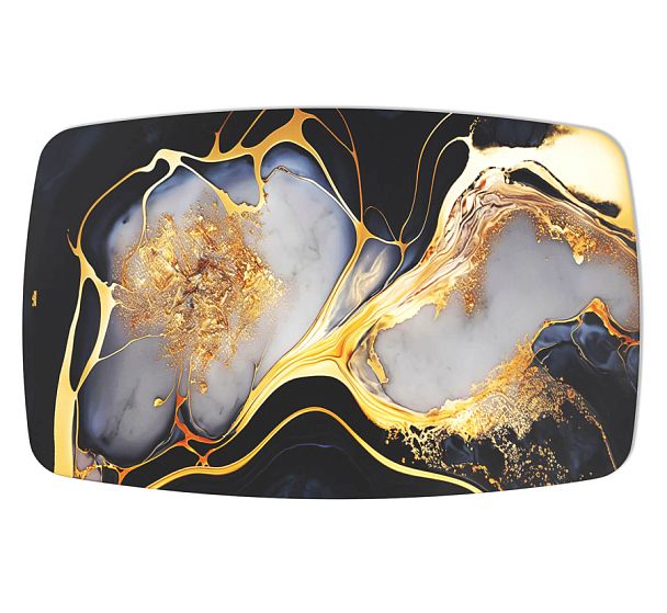 Столешница Sheffilton SHT-TT32 118/77 стекло/МДФ черный алмаз - Вид 1