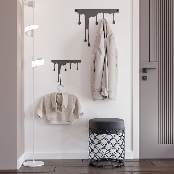 Пуф SHT-B13 угольно-серый/графит муар - Вид 8