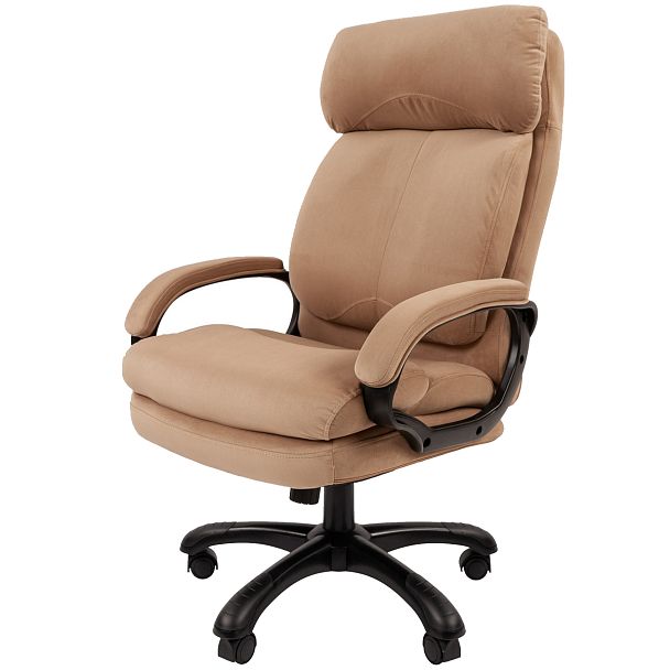 Кресло CHAIRMAN HOME 505, ткань велюр, бежевый - Вид 2